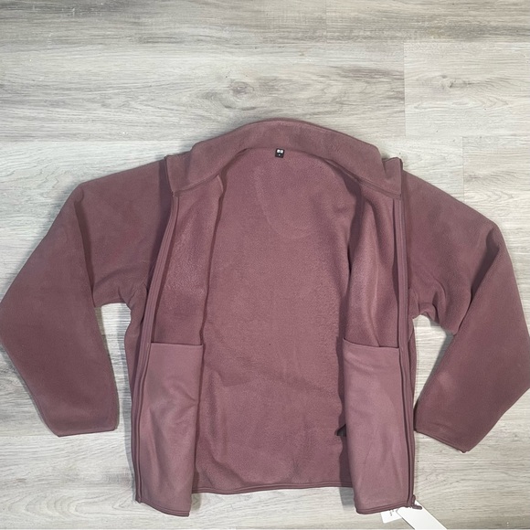 Uniqlo Men's Maroon Fleece Jacket BNWT size M - Picture 5 of 10